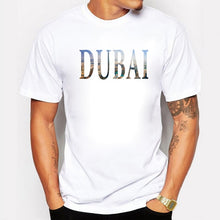 Load image into Gallery viewer, BLWHSA New Fashion Dubai City Impression Design Men's High Quality T Shirt Cool Tops Hipster Style Casual T-shirt