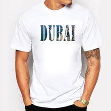 Load image into Gallery viewer, BLWHSA New Fashion Dubai City Impression Design Men&#39;s High Quality T Shirt Cool Tops Hipster Style Casual T-shirt
