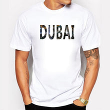 Load image into Gallery viewer, BLWHSA New Fashion Dubai City Impression Design Men&#39;s High Quality T Shirt Cool Tops Hipster Style Casual T-shirt
